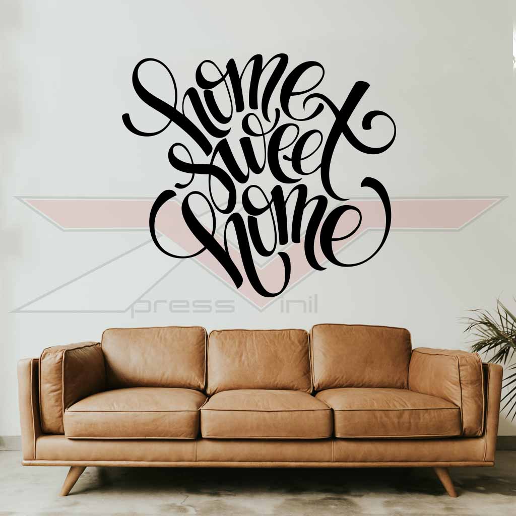 Vinil Autocolante Home Sweet Home