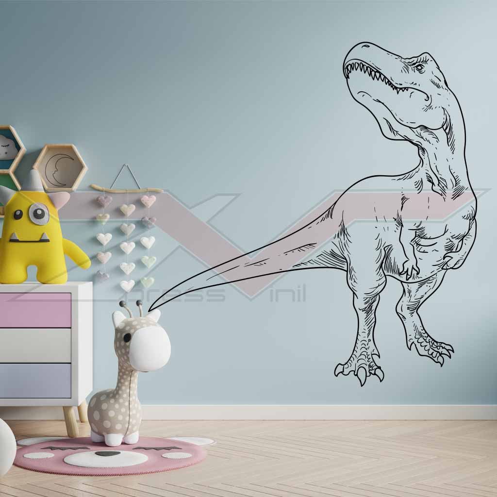 Vinil Autocolante T-Rex