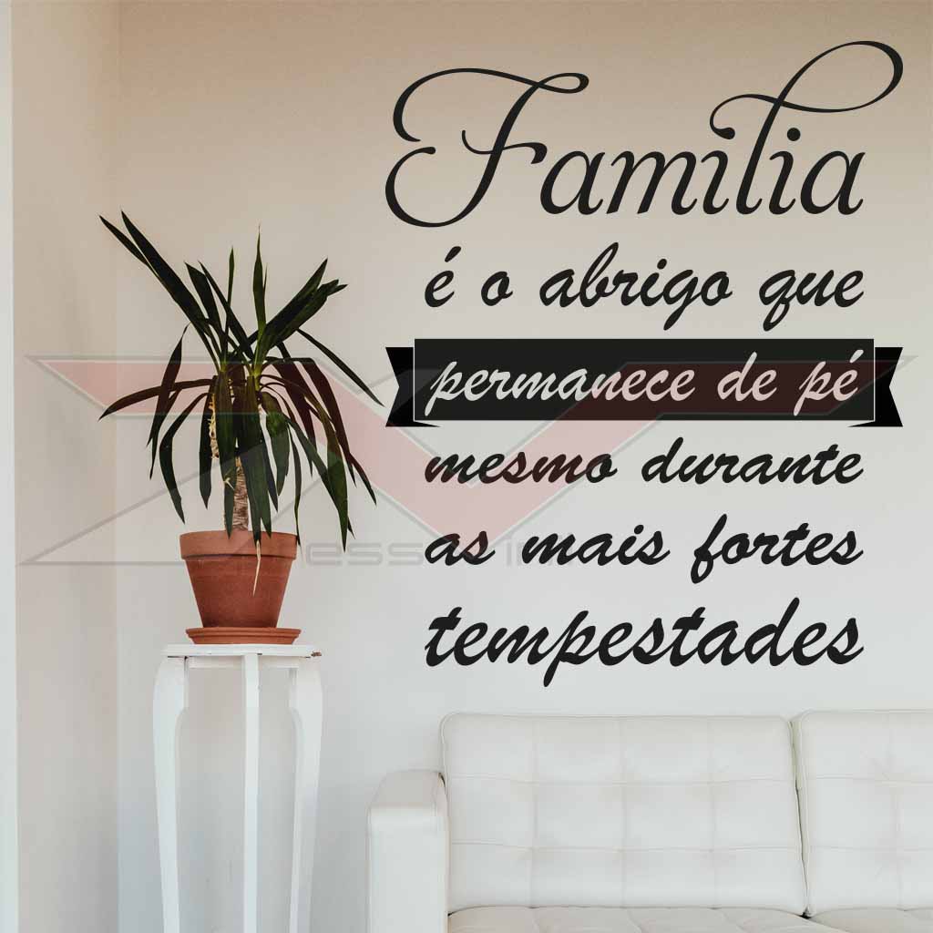Vinil-Autocolante-Familia-é-o-Abrigo Vinil Autocolante Familia é o Abrigo