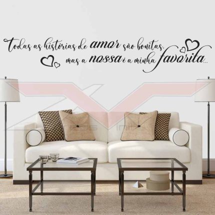 Vinil Autocolante Historia de Amor Favorita