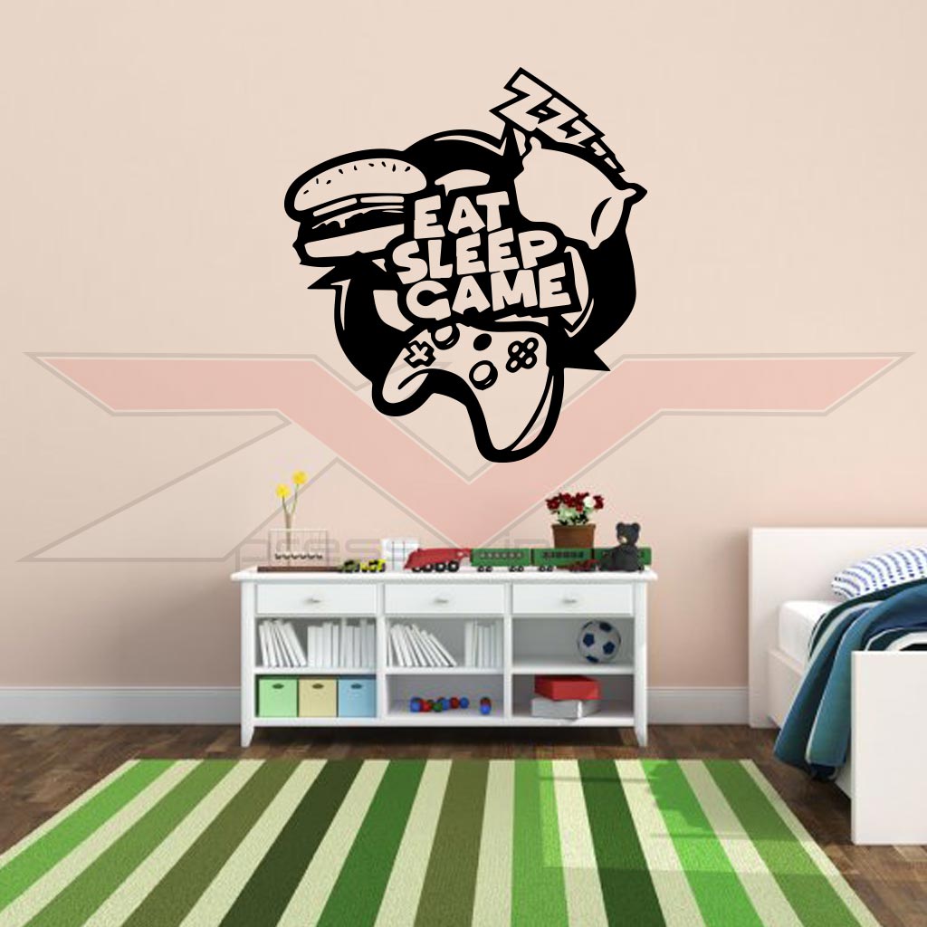Vinil-Autocolante-Eat-Sleep-Game-Repeat Vinil Autocolante Eat Sleep Game Repeat