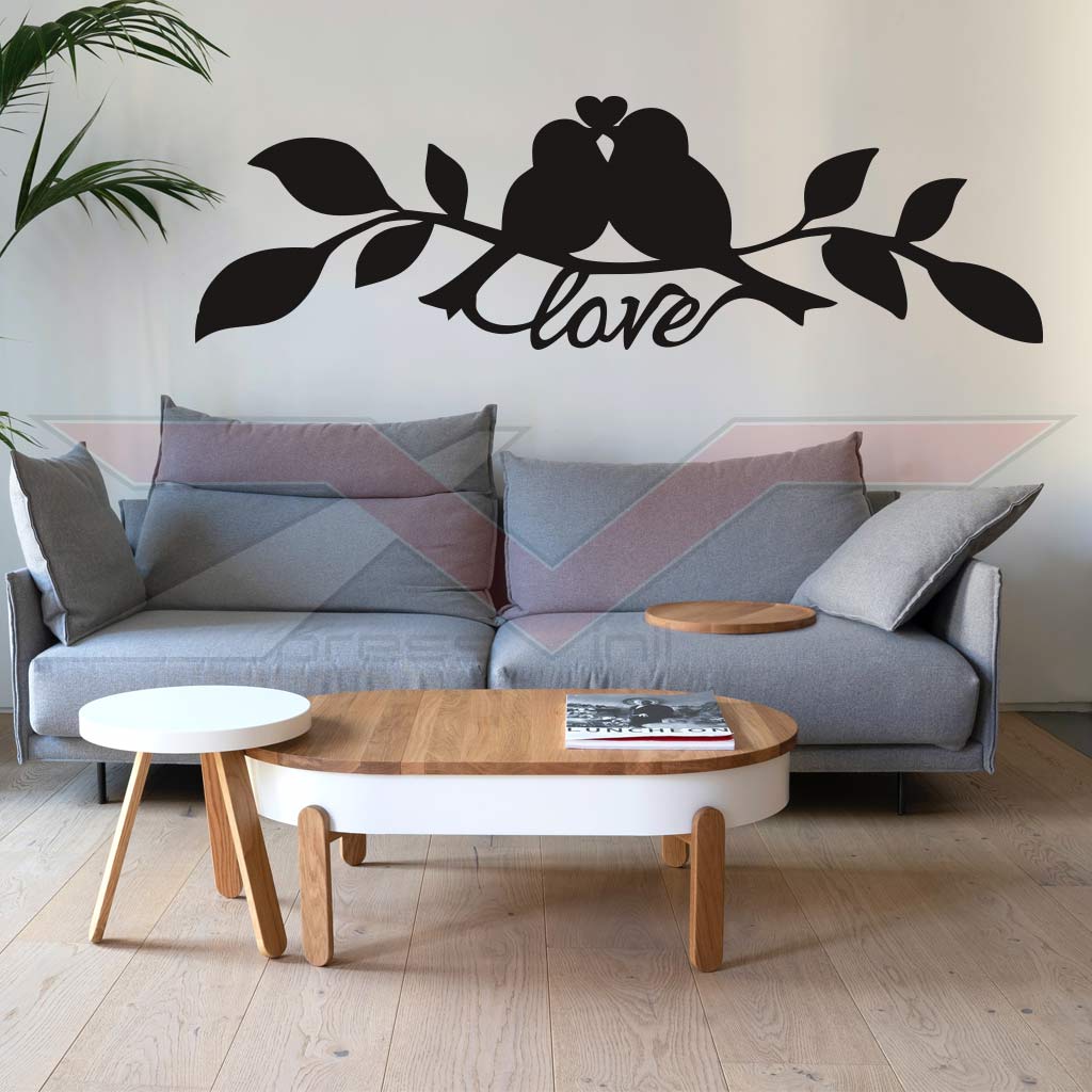 Vinil-Autocolante-Love-Birds Vinil Autocolante Love Birds