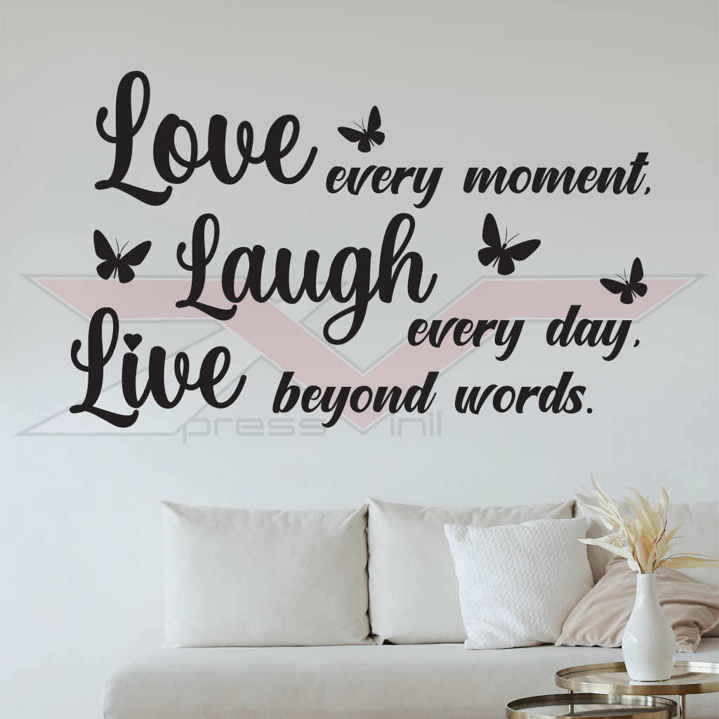 Vinil-Autocolante-Love-Laugh-Live Vinil Autocolante Love Laugh Live
