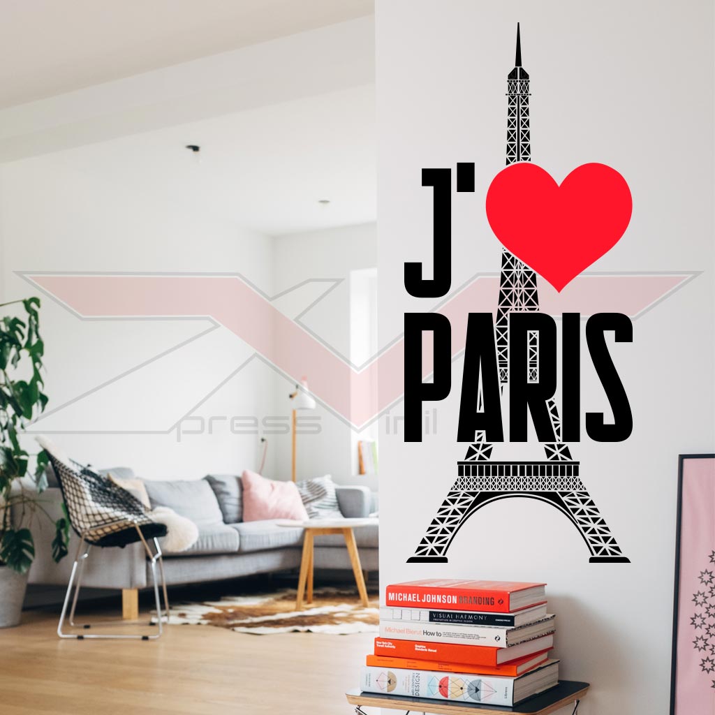 Vinil-Autocolante-J'Aime-Paris Vinil Autocolante J'Aime Paris