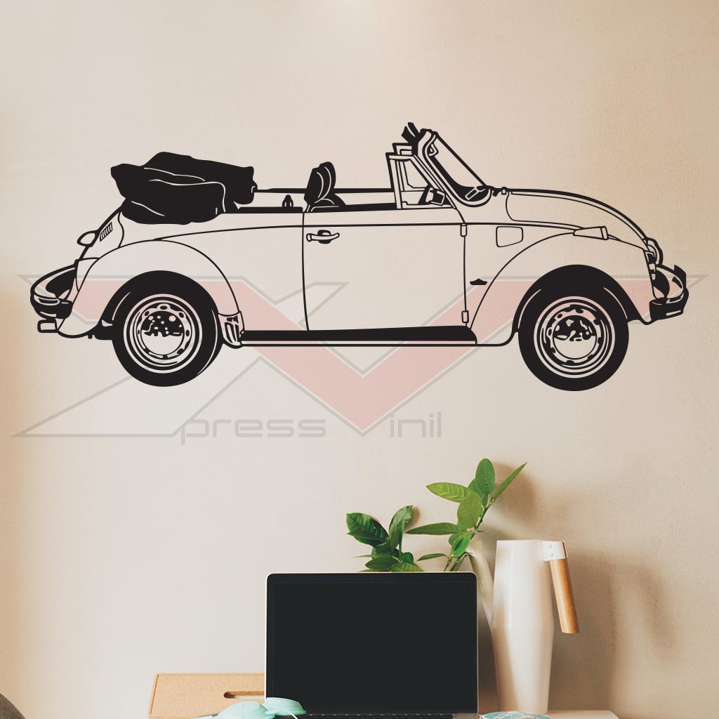 Vinil-Autocolante-VW-Beetle-Cabrio Vinil Autocolante VW Bettle Cabrio