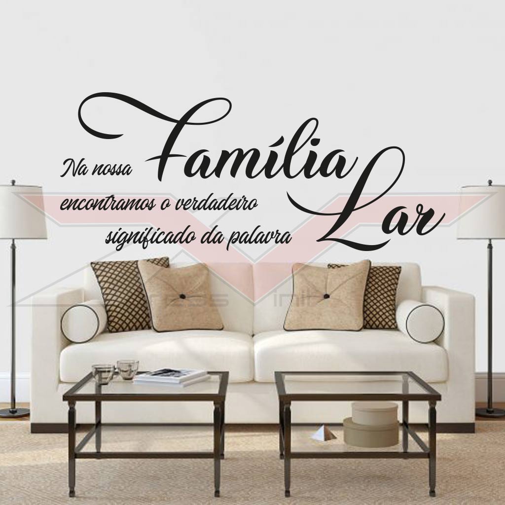 Vinil-Autocolante-Familia-Lar Vinil Autocolante Família Lar