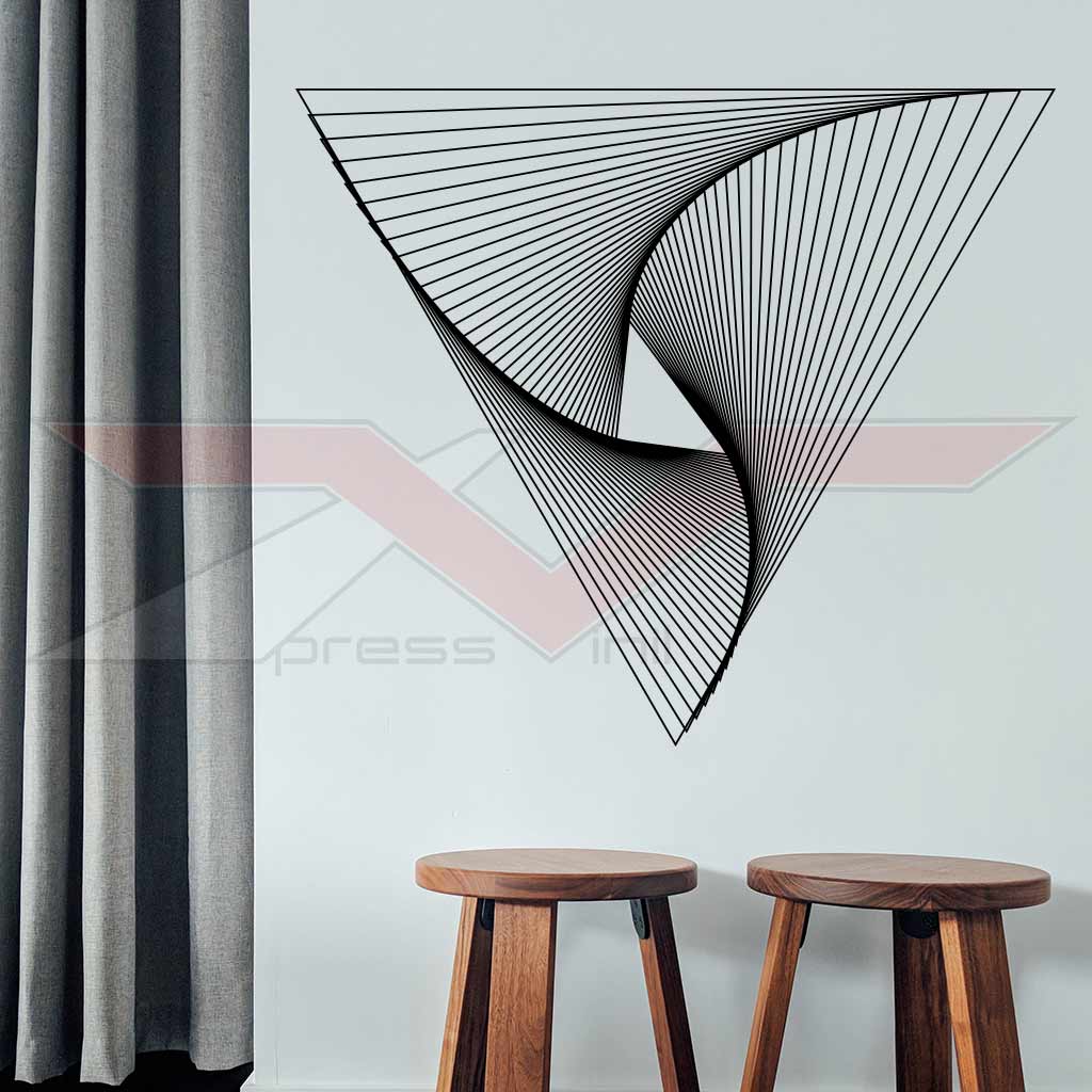 Vinil-Autocolante-Triangulo-Geometrico-Abstrato Vinil Autocolante Triângulo Geométrico Abstrato
