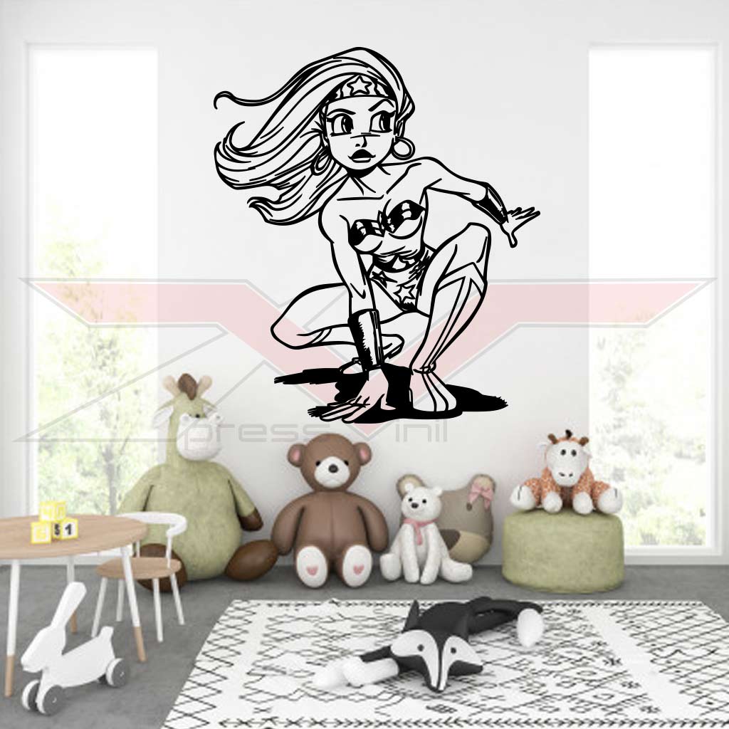 Vinil-Autocolante-Wonder-Woman Vinil Autocolante Wonder Woman